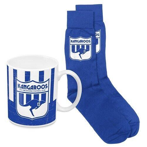 AFL Heritage Coffee Mug & Sock Pack - North Melbourne Kangaroos - Gift Boxed - Image 2