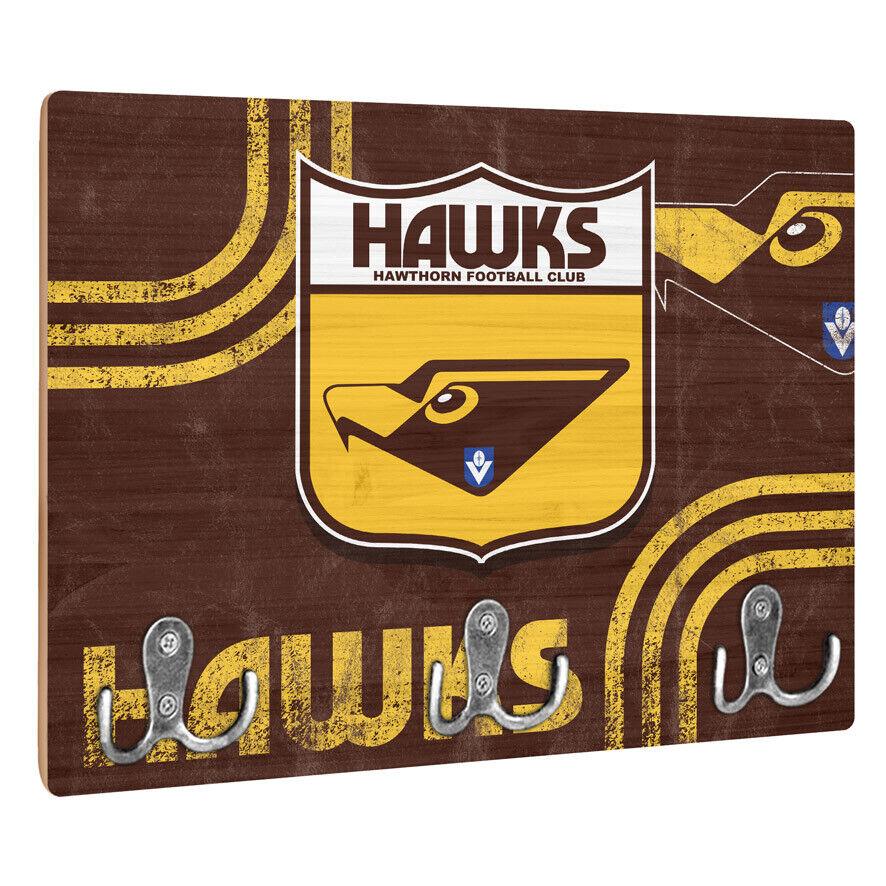 AFL Heritage Key Rack - Hawthorn Hawks - Gift - Retro - Image 2