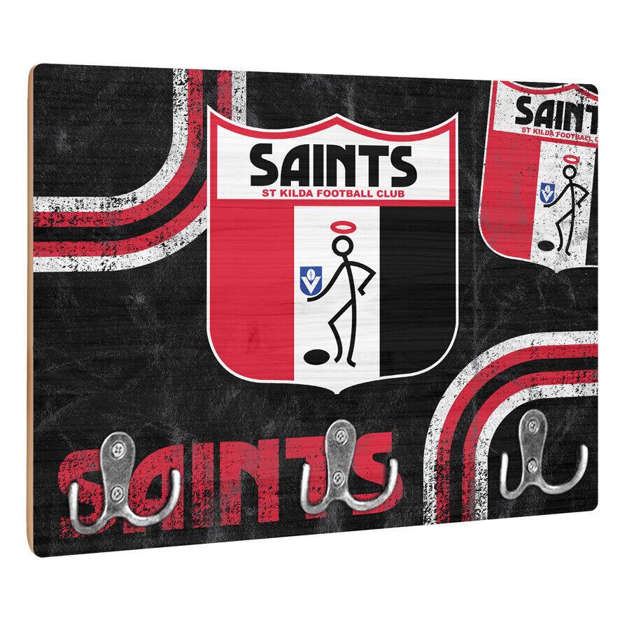 AFL Heritage Key Rack - St Kilda Saints - Gift - Retro - Image 2