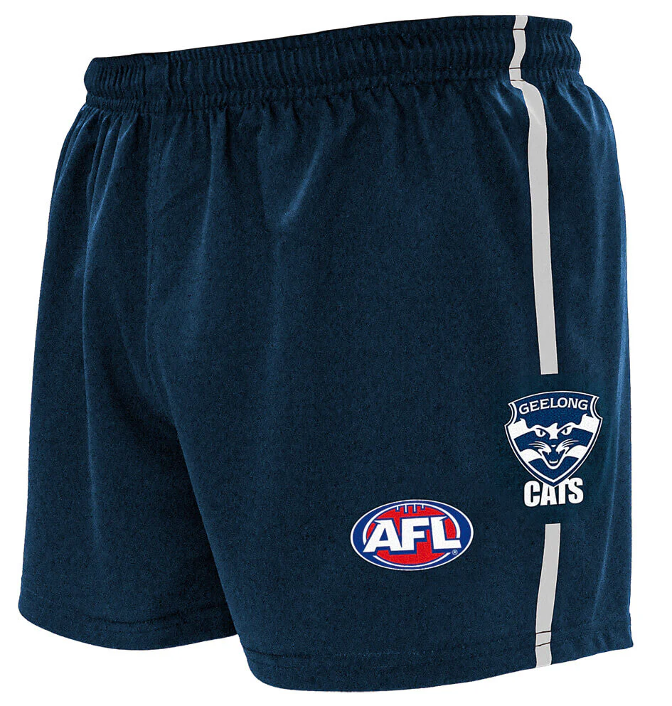 AFL Home Baggy Shorts - Geelong Cats - Adult - Supporter
