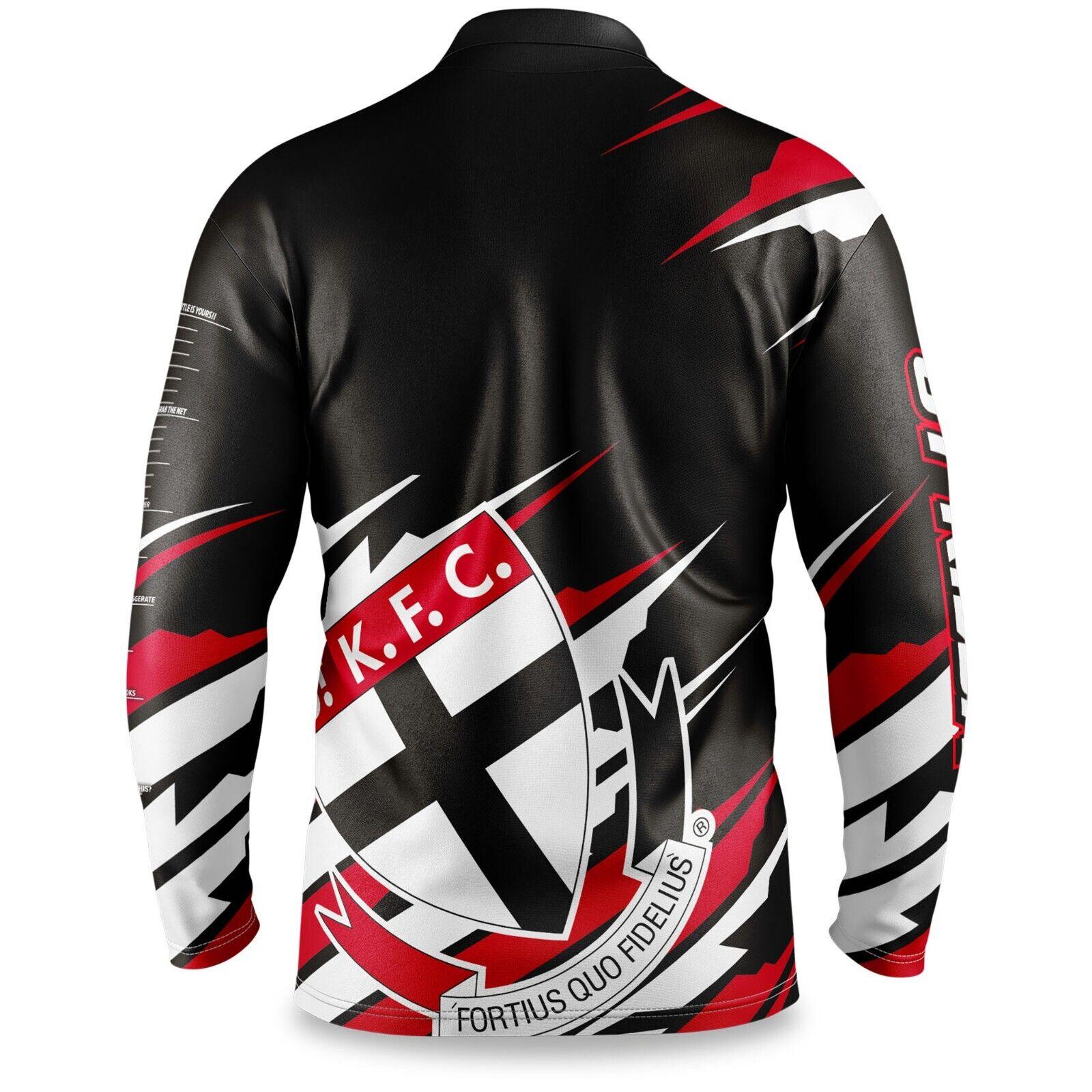 AFL 'Ignition' Fishing Shirt - St Kilda Saints - Adult - Mens - Polo - Image 2