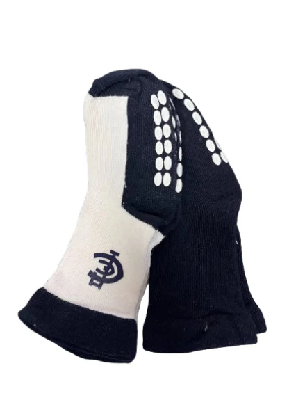 AFL Infant Socks - Carlton Blues - Set Of Two - Non Slip - Sock - Baby