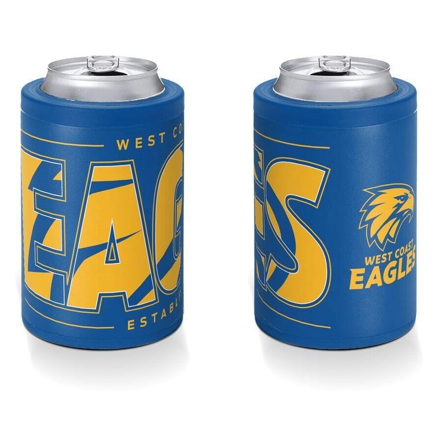 AFL Insulated Can Cooler - West Coast Eagles - Stubby Cooler - Twist Top Lid - Image 2