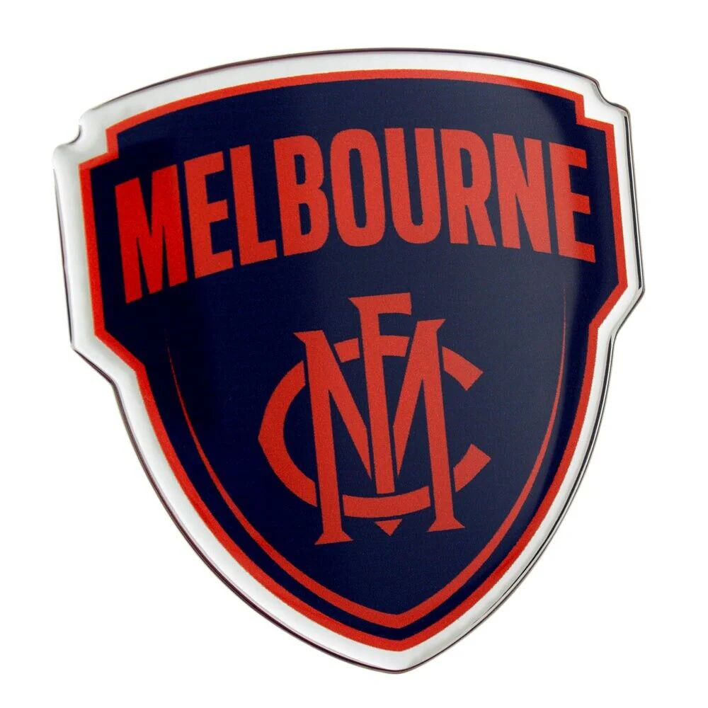 AFL Logo Emblem - Melbourne Demons - Supporter Car Badge - Image 2