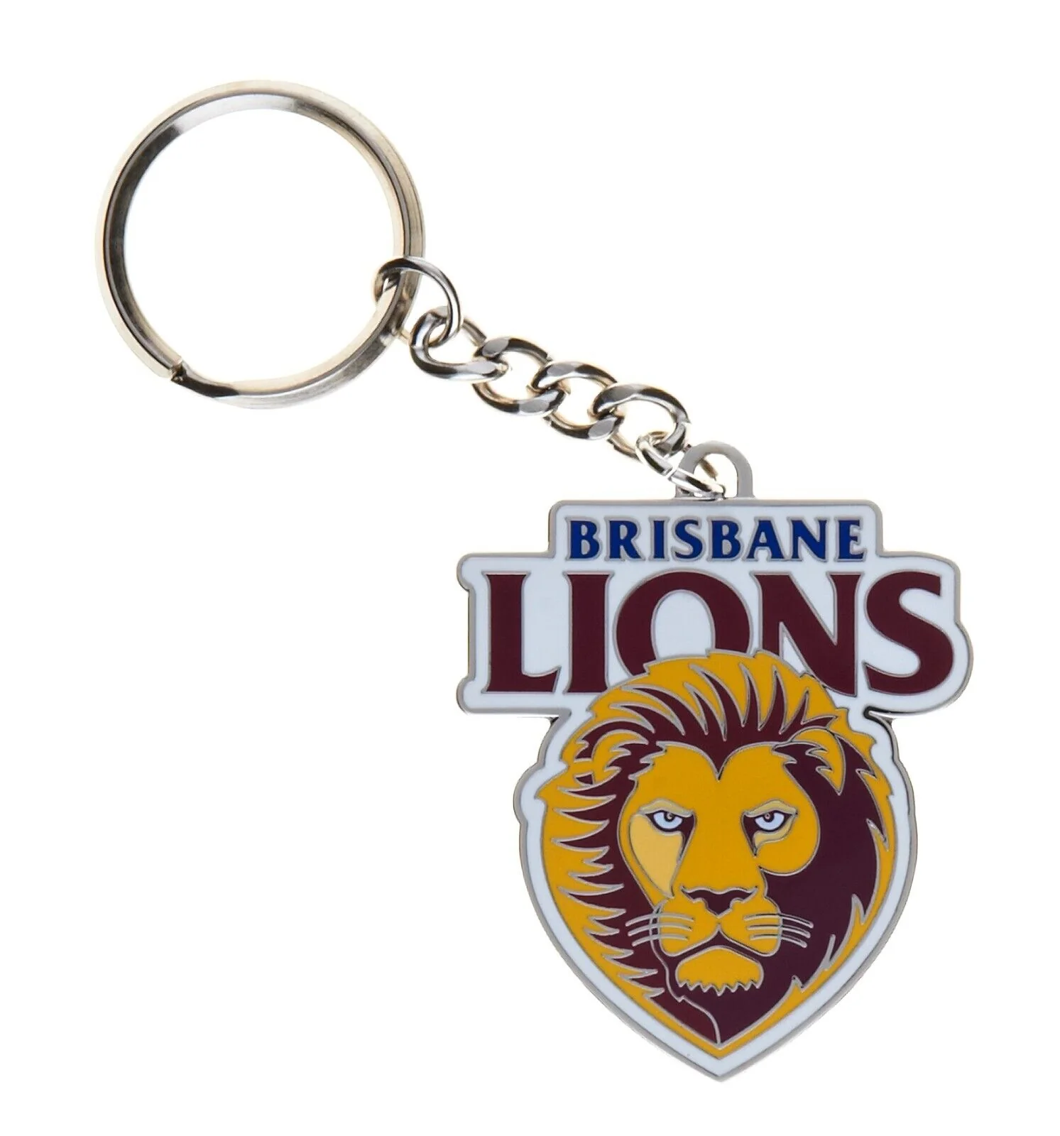 AFL Logo Metal Key Ring - Brisbane Lions - Keyring - Aussie Rules - TROFE - Image 2