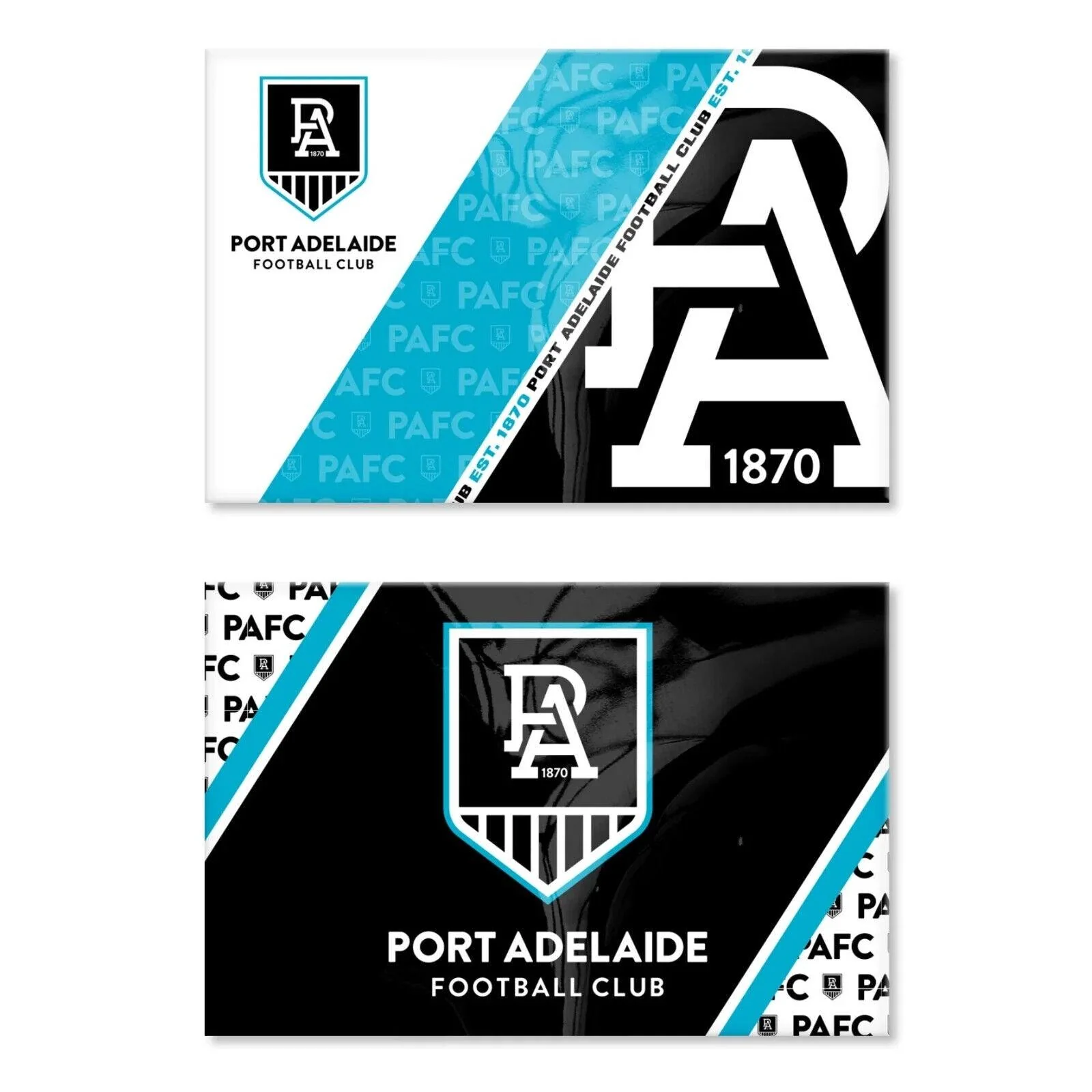 AFL Magnet Set of 2 - Port Adelaide Power - Set of Two Magnets - Image 2