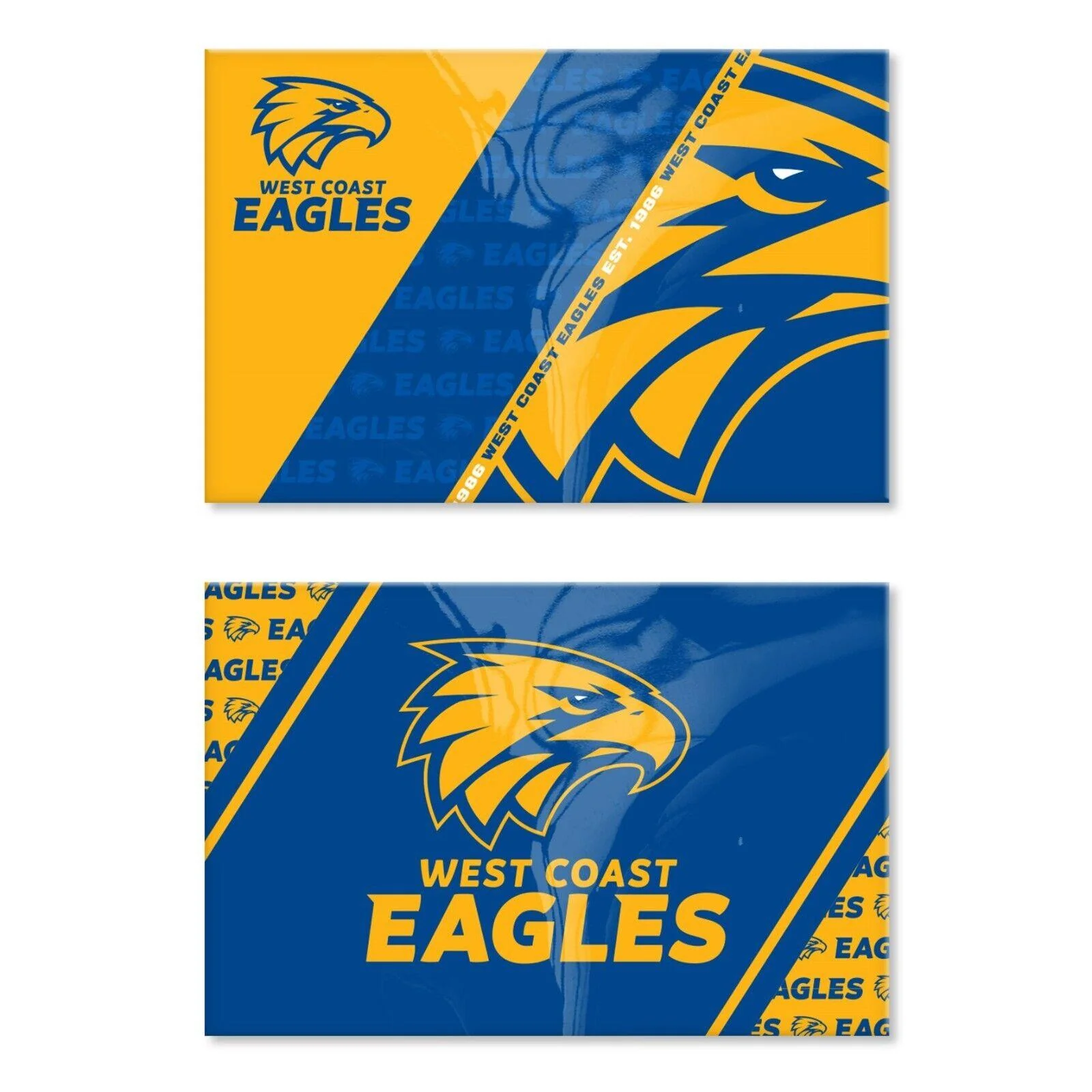 AFL Magnet Set of 2 - West Coast Eagles - Set of Two Magnets - Image 2