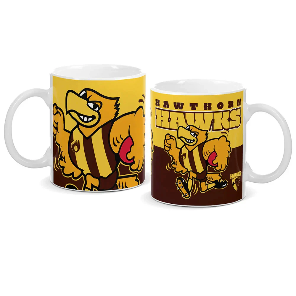 AFL Massive Mug - Hawthorn Hawks - Coffee Cup - Approx 600mL - Image 2