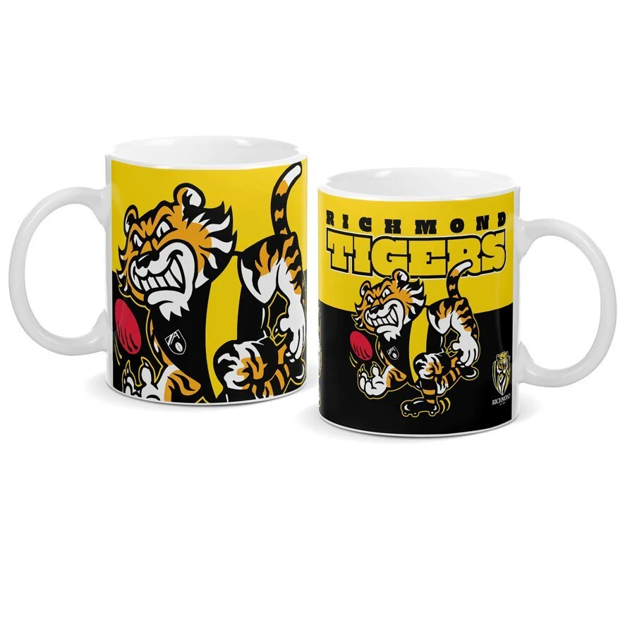 AFL Massive Mug - Richmond Tigers - Coffee Cup - Approx 600mL - Image 2
