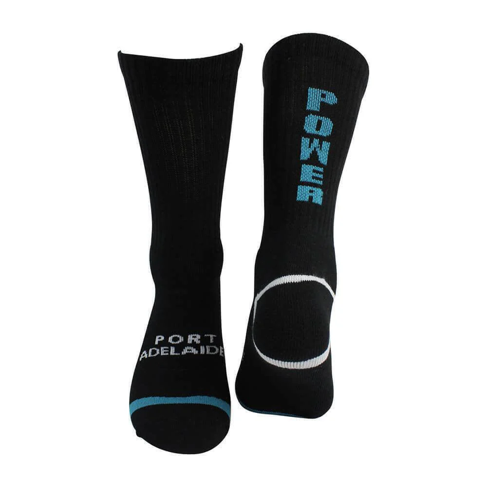 AFL Mens Crew Socks - Port Adelaide Power - One Set - Sock - Image 2