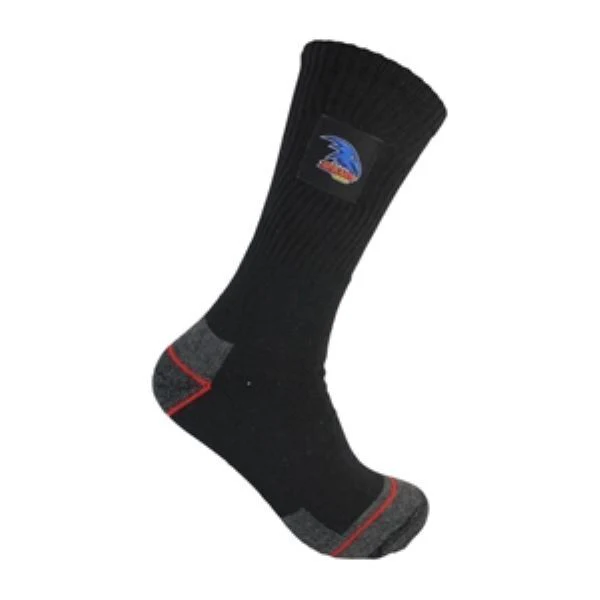 AFL Mens Work Socks - Adelaide Crows - Two Pack - Sock - Image 2