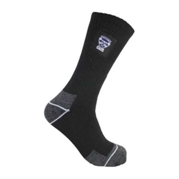 AFL Mens Work Socks - Geelong Cats - Two Pack - Sock - Image 2