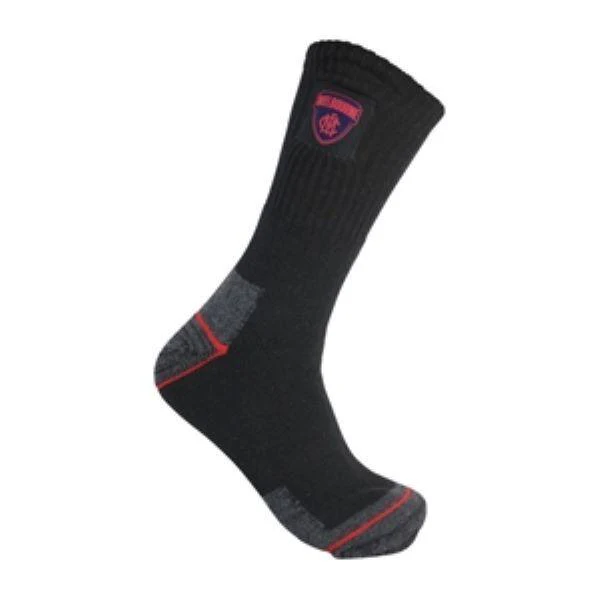 AFL Mens Work Socks - Melbourne Demons - Two Pack - Image 2