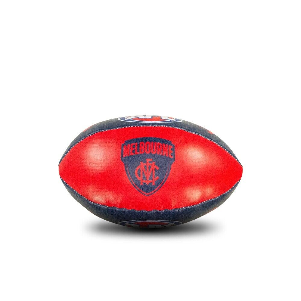 AFL Mini Supporter Sponge Football - Melbourne Demons - Ball - Image 2
