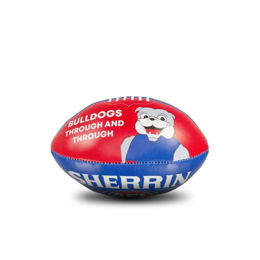 AFL Mini Supporter Sponge Football - Western Bulldogs - Ball - Image 3