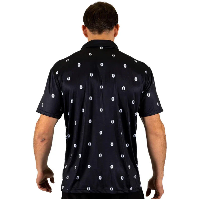 AFL 'Mulligan' Golf Polo - Collingwood Magpies - Adult - Mens - Polo - Image 2