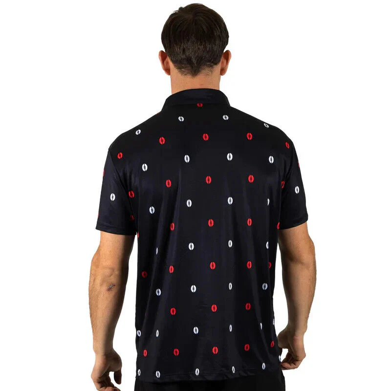 AFL 'Mulligan' Golf Polo - St Kilda Saints - Adult - Mens - Polo - Image 2