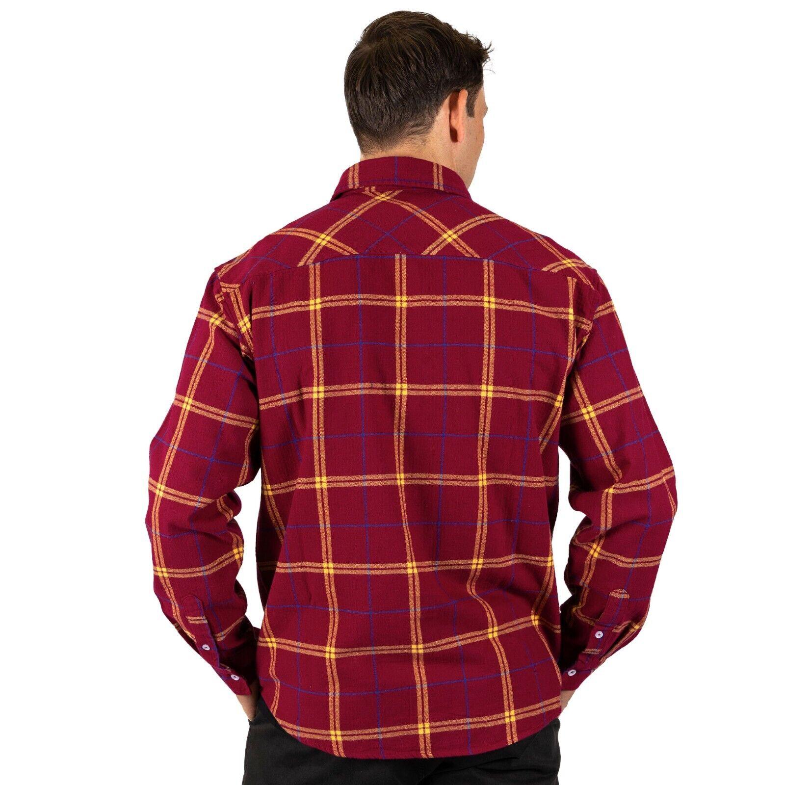 AFL 'Mustang' Flannel Polo - Brisbane Lions - Flanno Shirt - Flannelette - Image 2