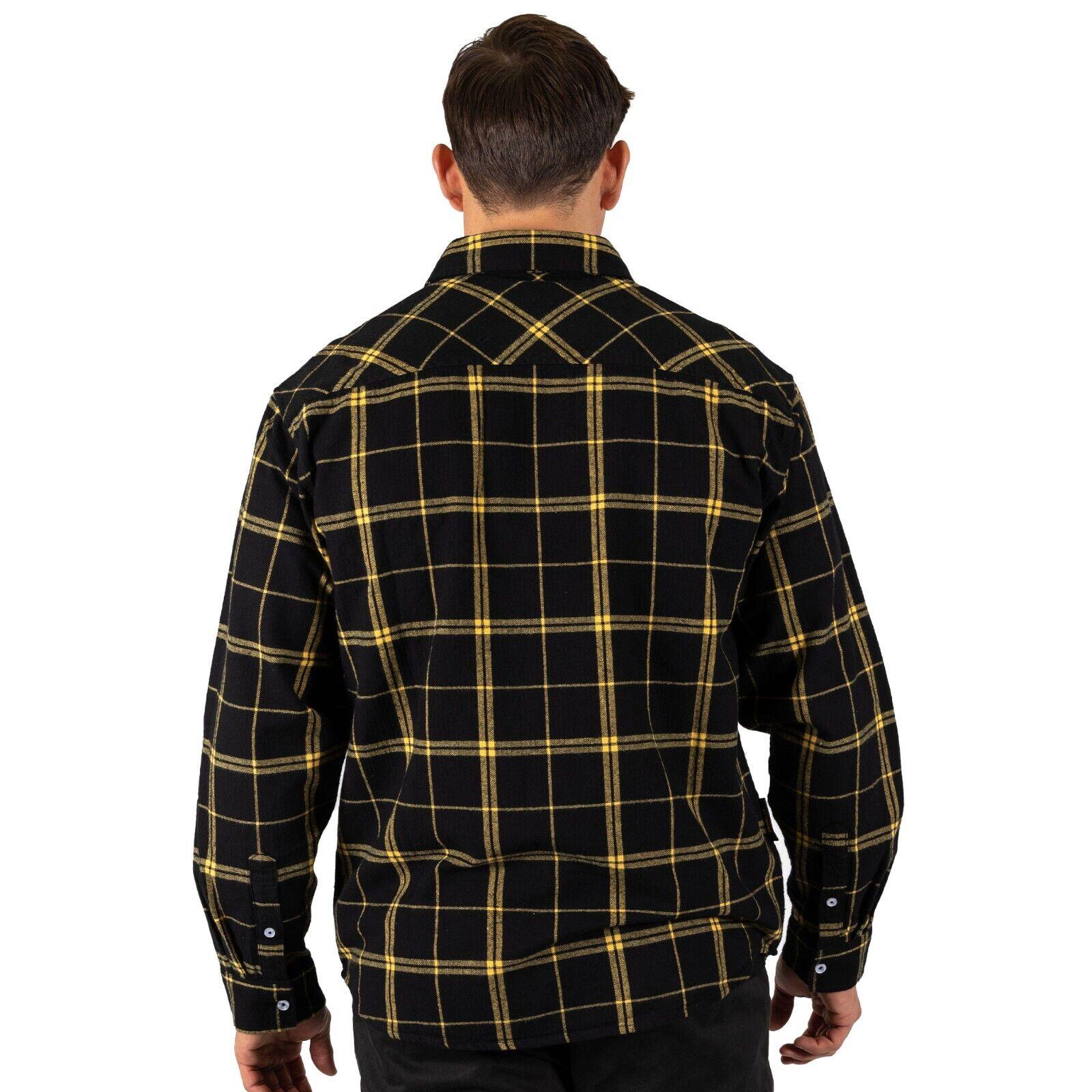AFL 'Mustang' Flannel Polo - Richmond Tigers - Flanno Shirt - Flannelette - Image 2