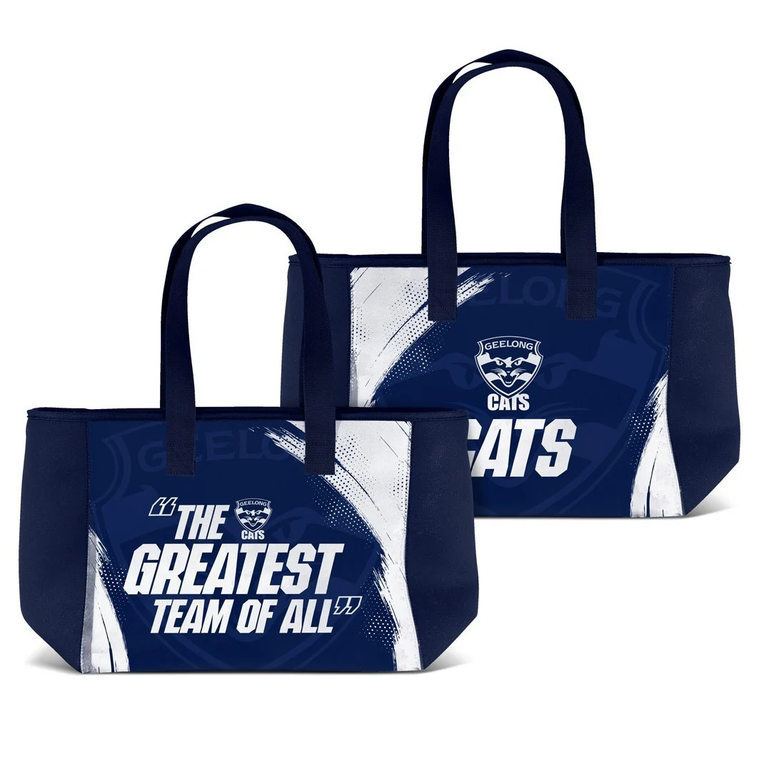 AFL Neoprene Carry Bag - Geelong Cats - Zip Opening