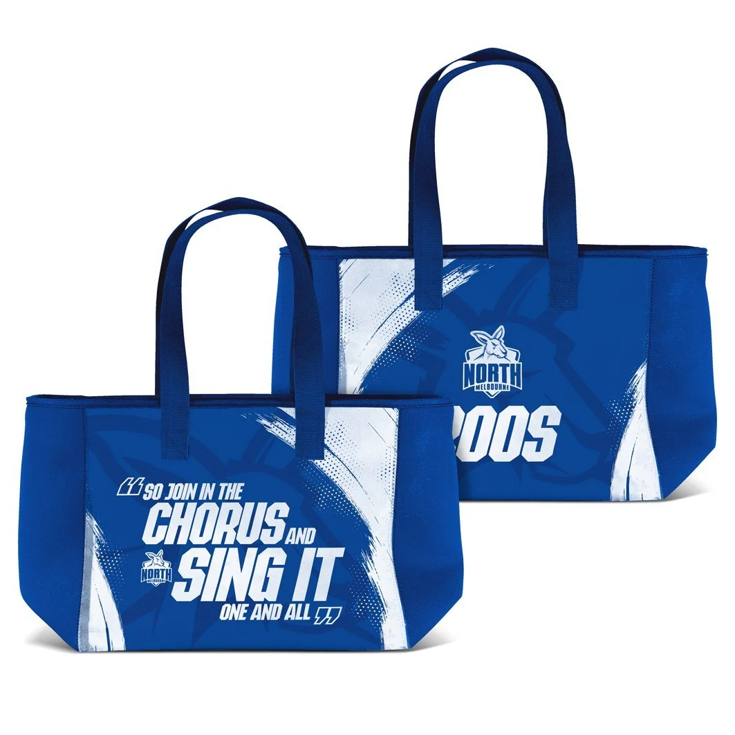 AFL Neoprene Carry Bag - North Melbourne Kangaroos - Zip Opening