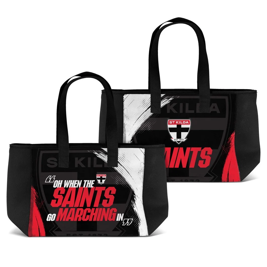 AFL Neoprene Carry Bag - St Kilda Saints - Zip Opening