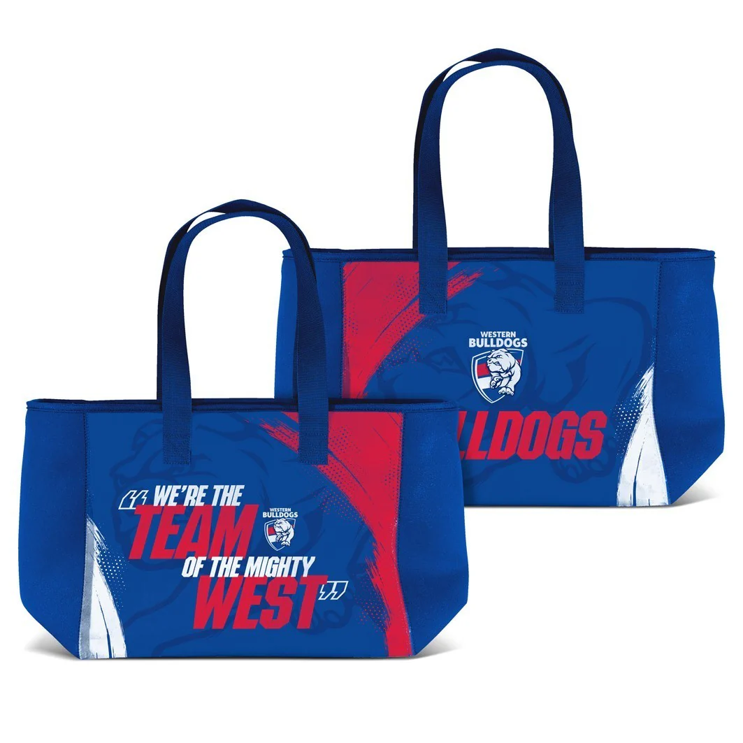 AFL Neoprene Carry Bag - Western Bulldogs - Zip Opening - Image 2
