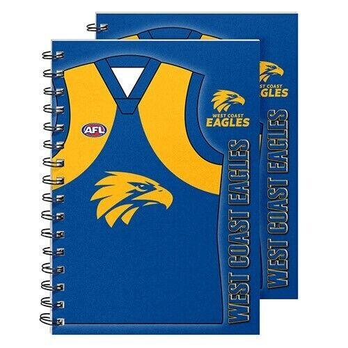 AFL Notebook Pad - Set Of Two - West Coast Eagles - Rugby League - Image 2