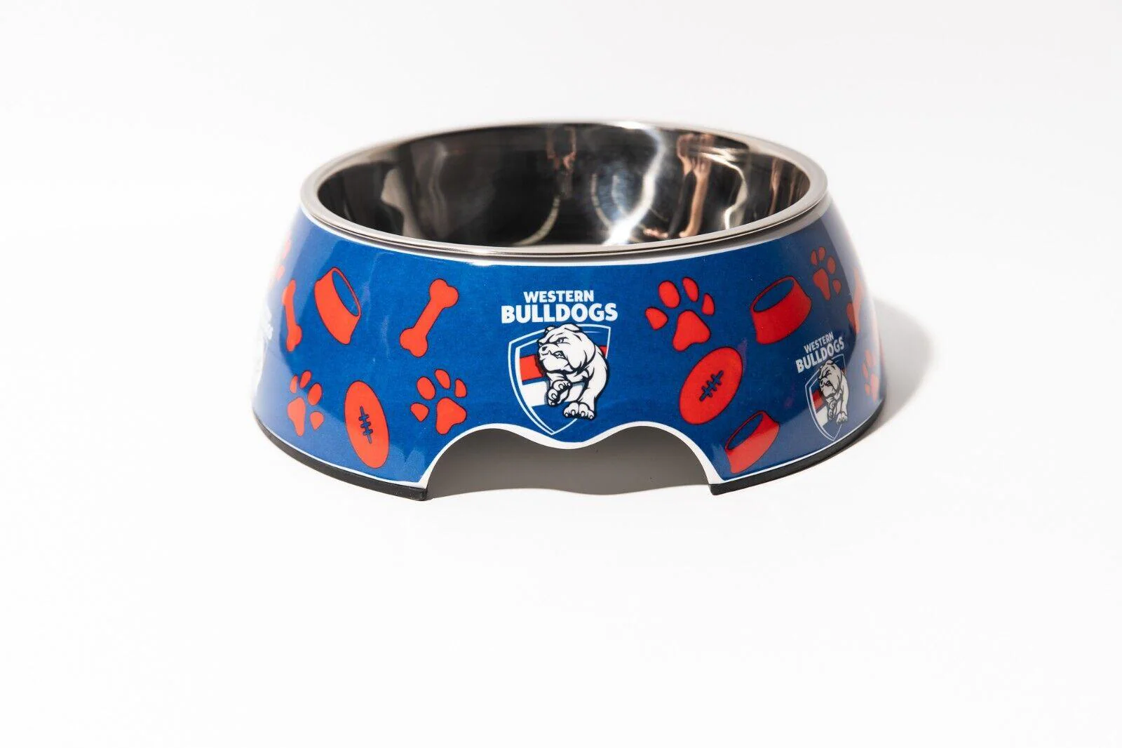 AFL Pet Bowl - Western Bulldogs - Food Water - Dog Cat - Image 2