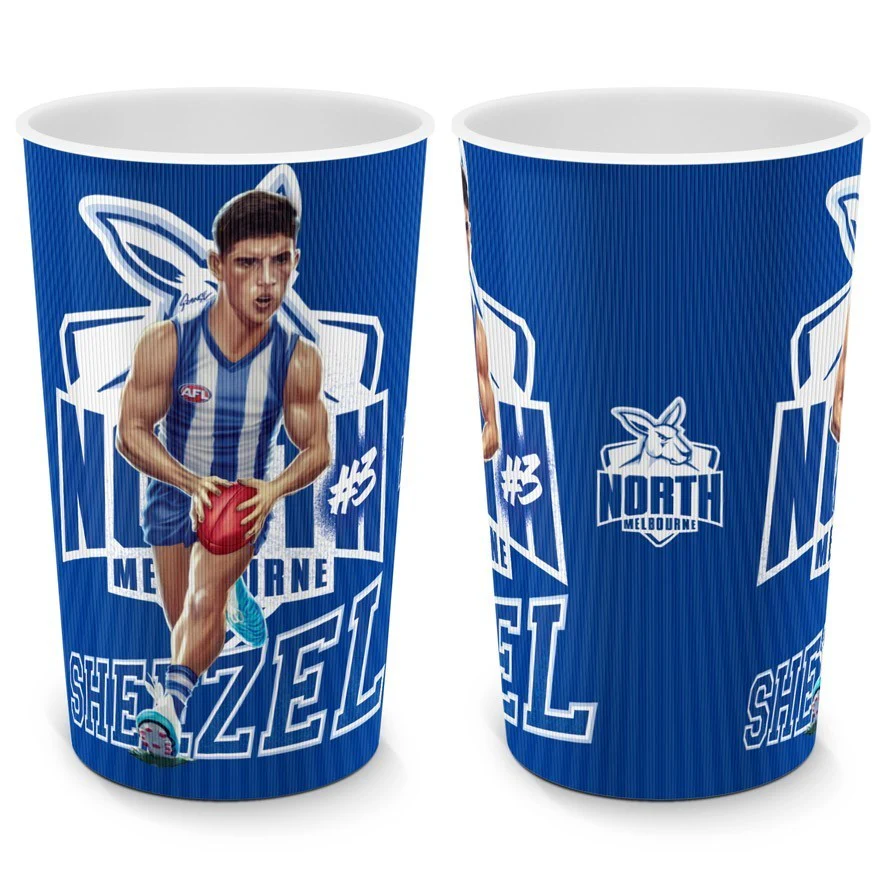 AFL Player Lenticular Tumbler - Harry Sheezel - North Melbourne Kangaroos - Cup