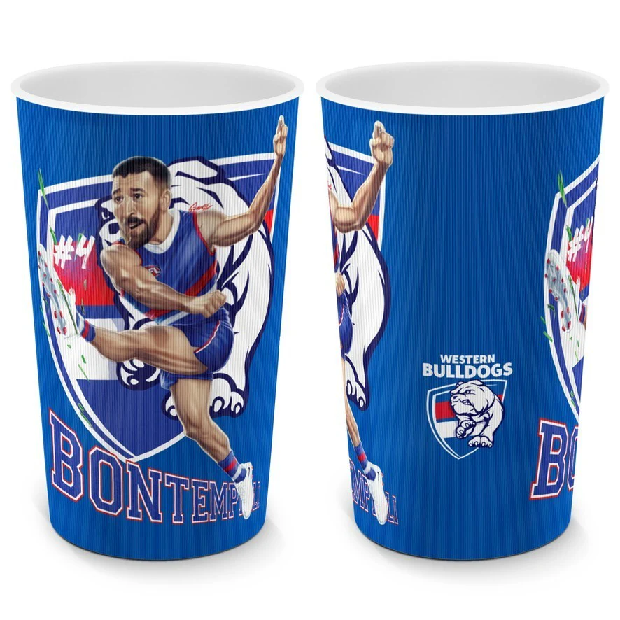 AFL Player Lenticular Tumbler - Marcus Bontempelli - Western Bulldogs - Cup - Image 2