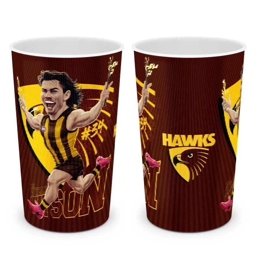 AFL Player Lenticular Tumbler - Nicholas Watson - Hawthorn Hawks - Cup