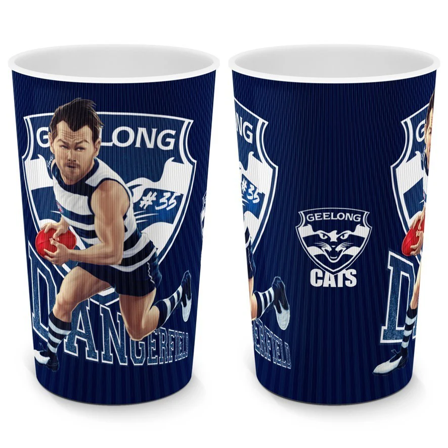 AFL Player Lenticular Tumbler - Patrick Dangerfield - Geelong Cats - Cup