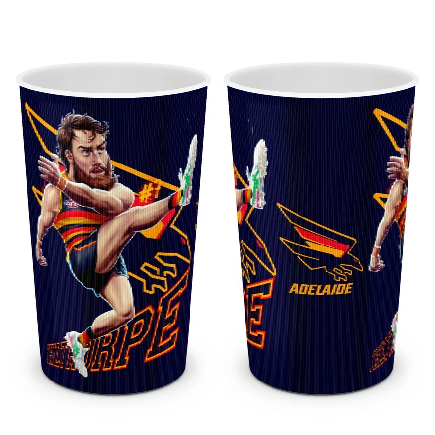 AFL Player Lenticular Tumbler - Riley Thilthorpe - Adelaide Crows - Cup - Image 2