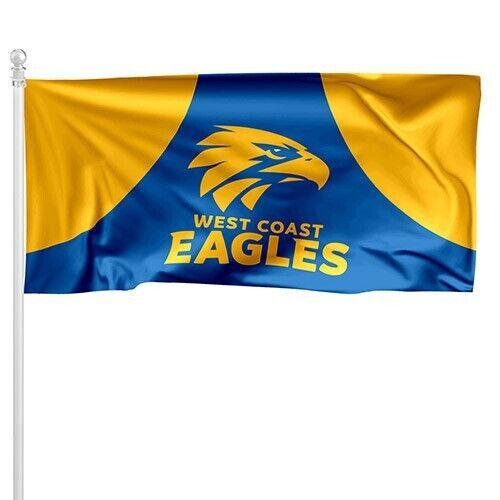 AFL Pole Flag - West Coast Eagles - 90cm x 180cm - Steel Eyelets - Image 2