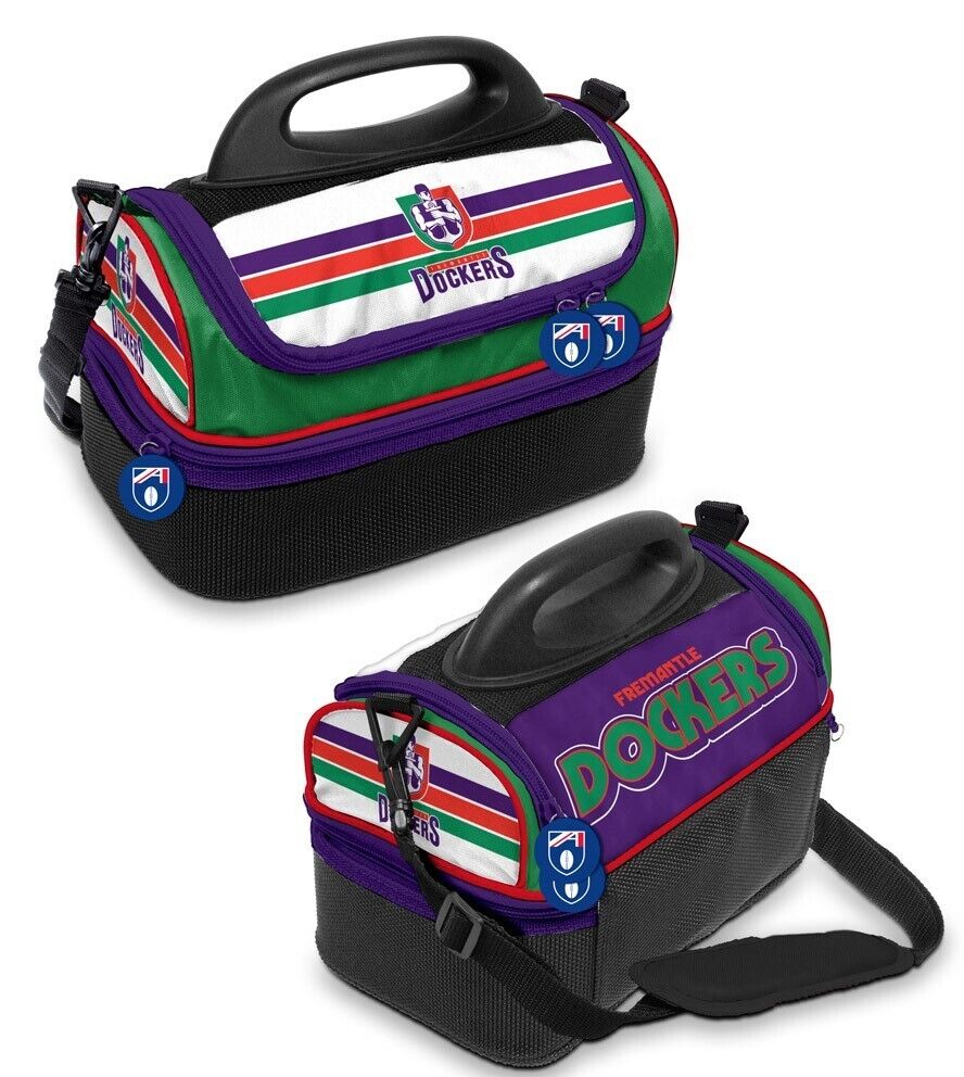 AFL Retro Dome Cooler Bag - Fremantle Dockers - Insulated - Lunch Box
