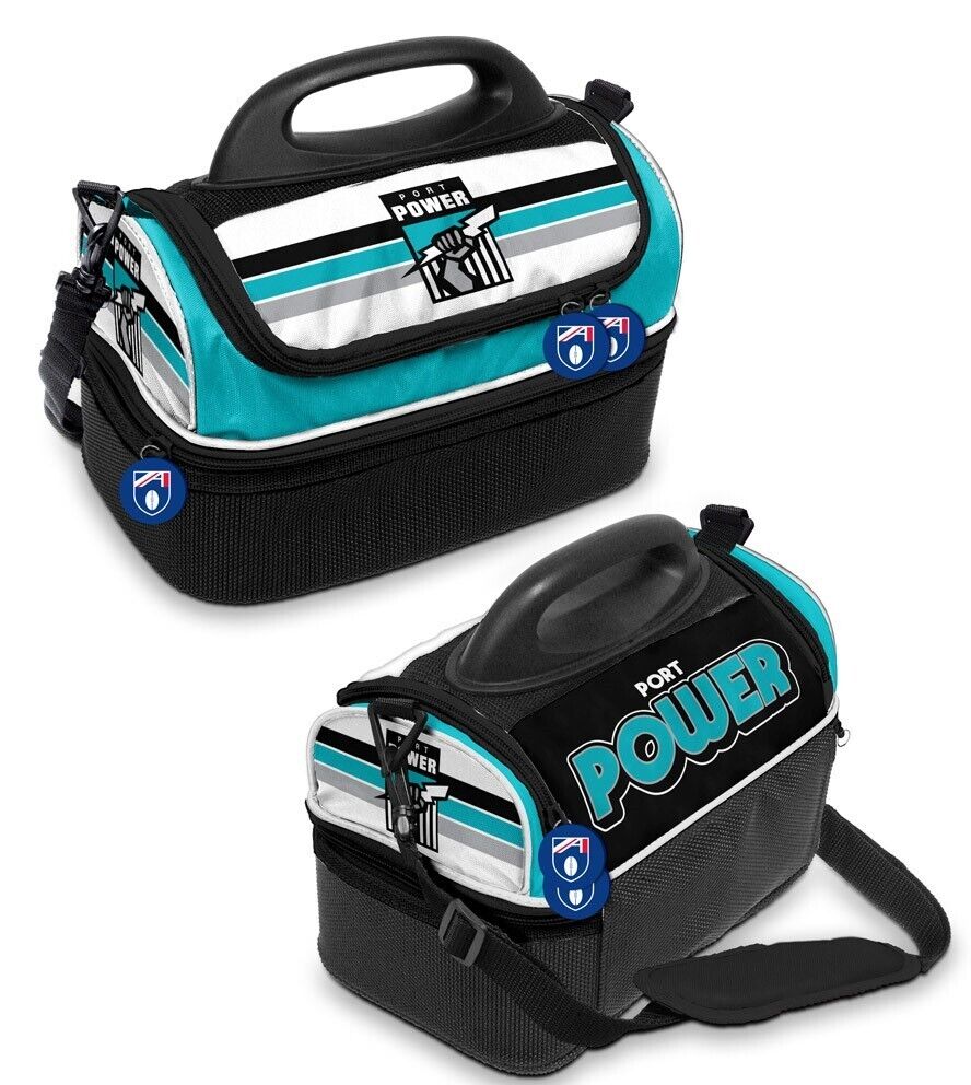 AFL Retro Dome Cooler Bag - Port Adelaide Power - Insulated - Lunch Box - Image 2