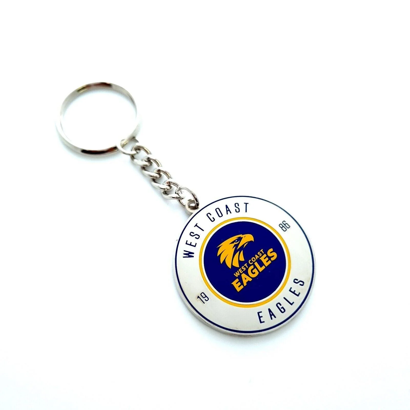 AFL Round Key Ring - West Coast Eagles - Keyring - Aussie Rules - TROFE - Image 2