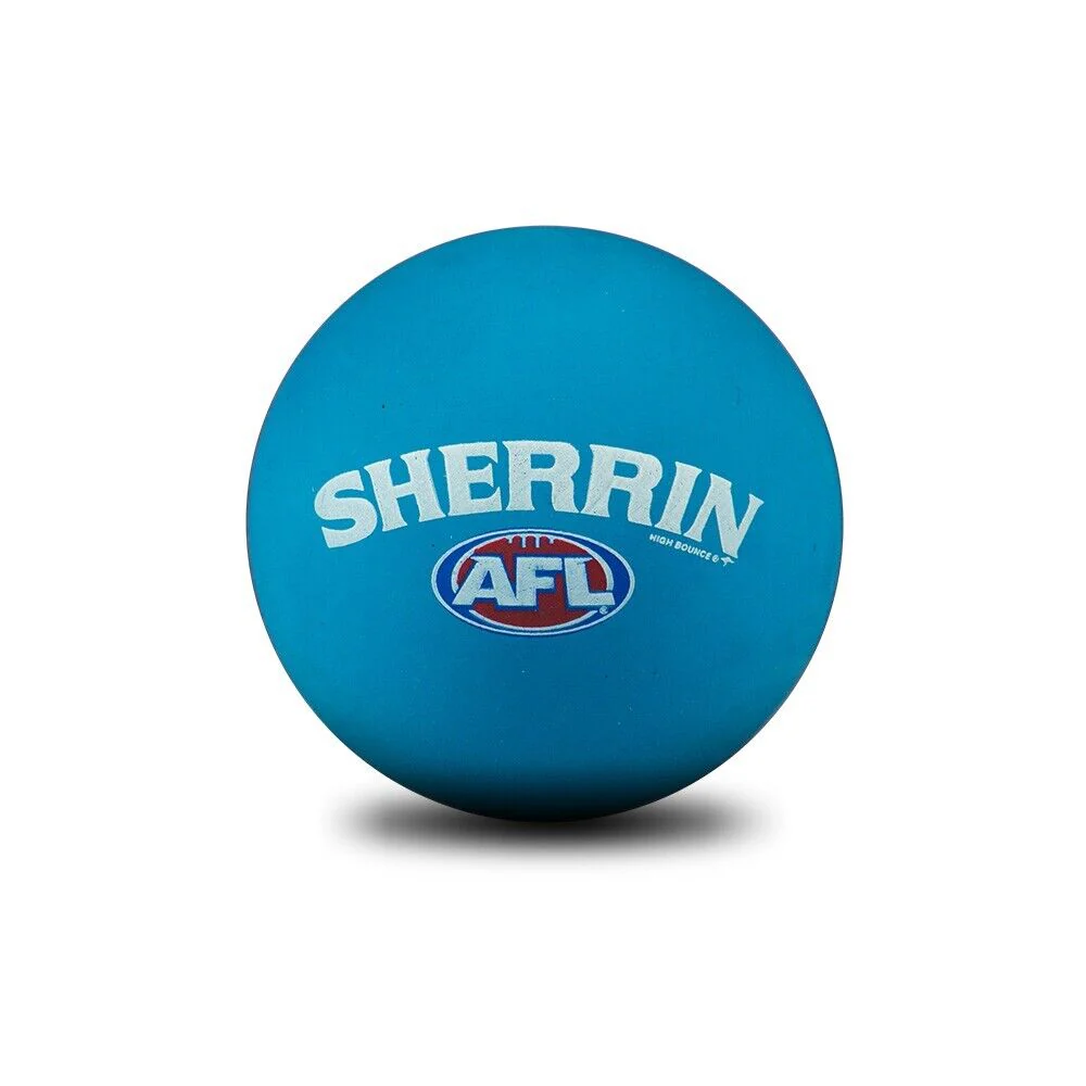 AFL Rubber High Bounce Hand Ball - Port Adelaide Power - Single - 6cm - Image 2