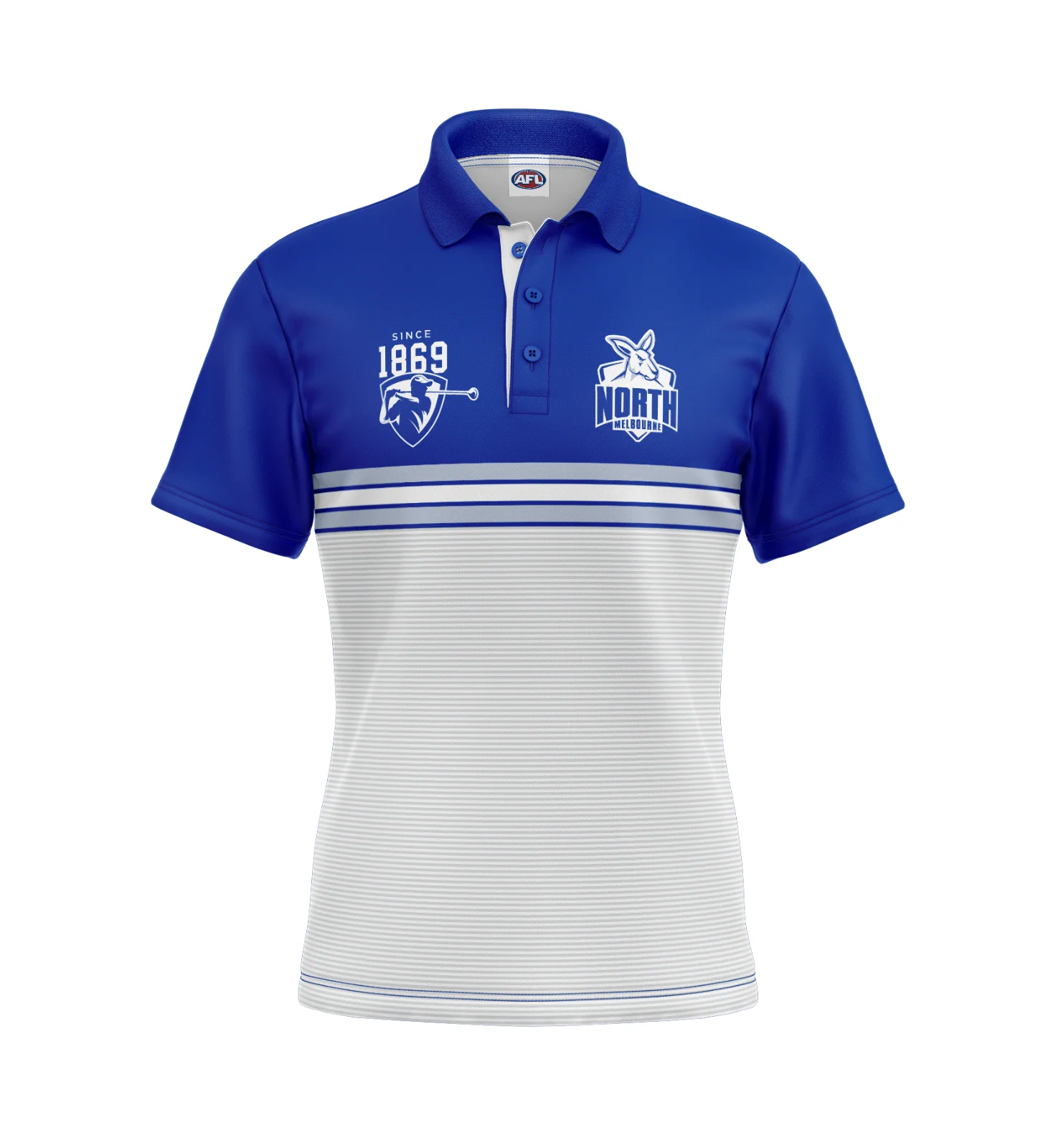 AFL 'Sandman' Golf Polo - North Melbourne Kangaroos - Adult - Mens - Polo