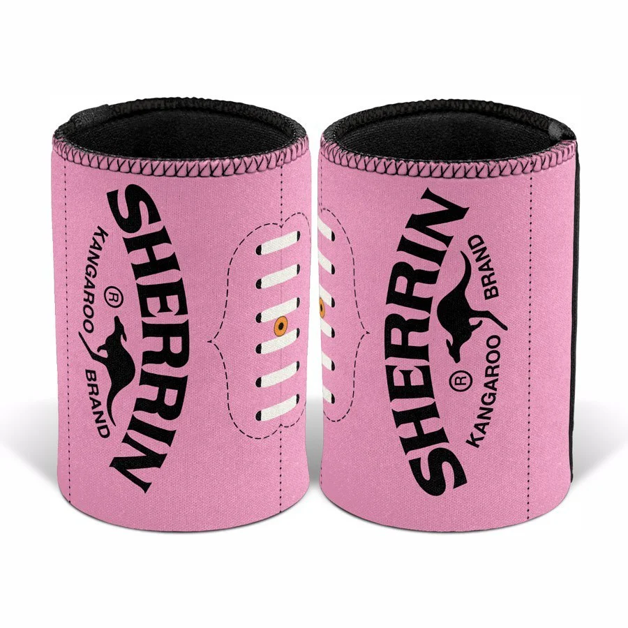 AFL SHERRIN Drink Stubby Cooler - Pink Ball - Can Cooler
