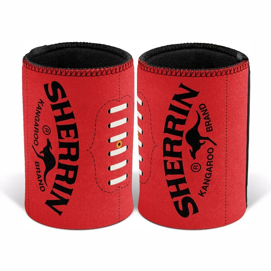 AFL SHERRIN Drink Stubby Cooler - Red Ball - Can Cooler - Image 2