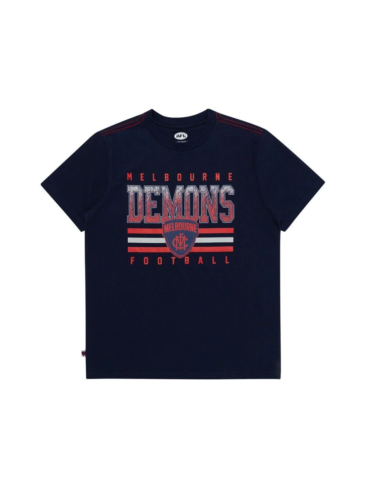 AFL Sketch Tee - Melbourne Demons - Youth- Kids - T-Shirt