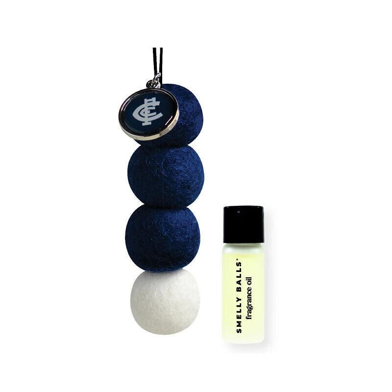 AFL Smelly Balls Set - Carlton Blues - Re-useable Car Air Freshener - Image 2