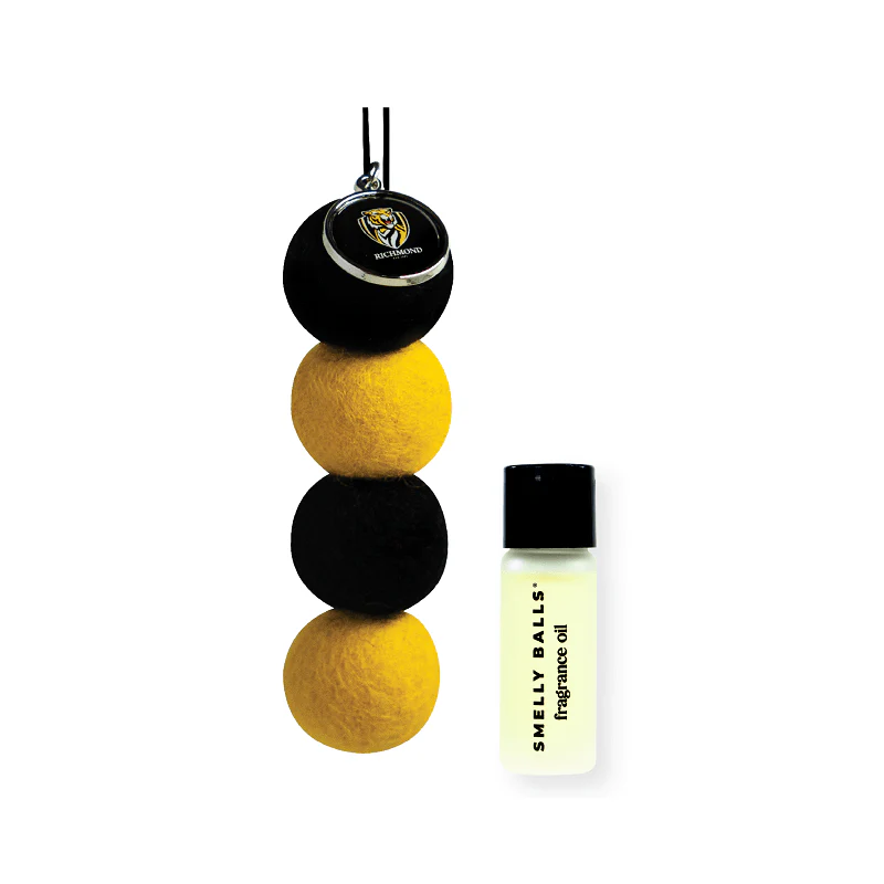AFL Smelly Balls Set - Richmond Tigers - Re-useable Car Air Freshener - Image 2