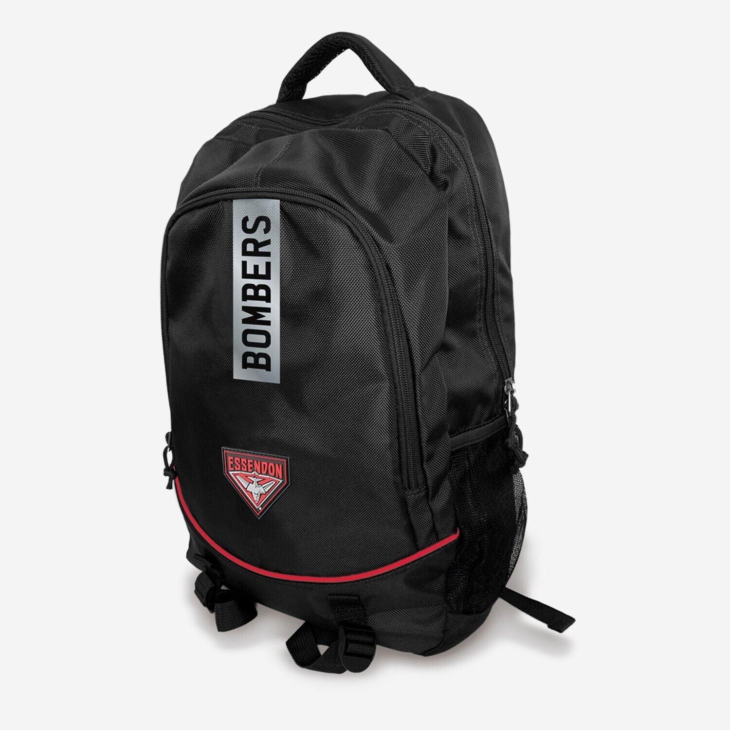AFL Stirling Backpack - Essendon Bombers - 49x32x12cm - Nylon Bag - Image 2
