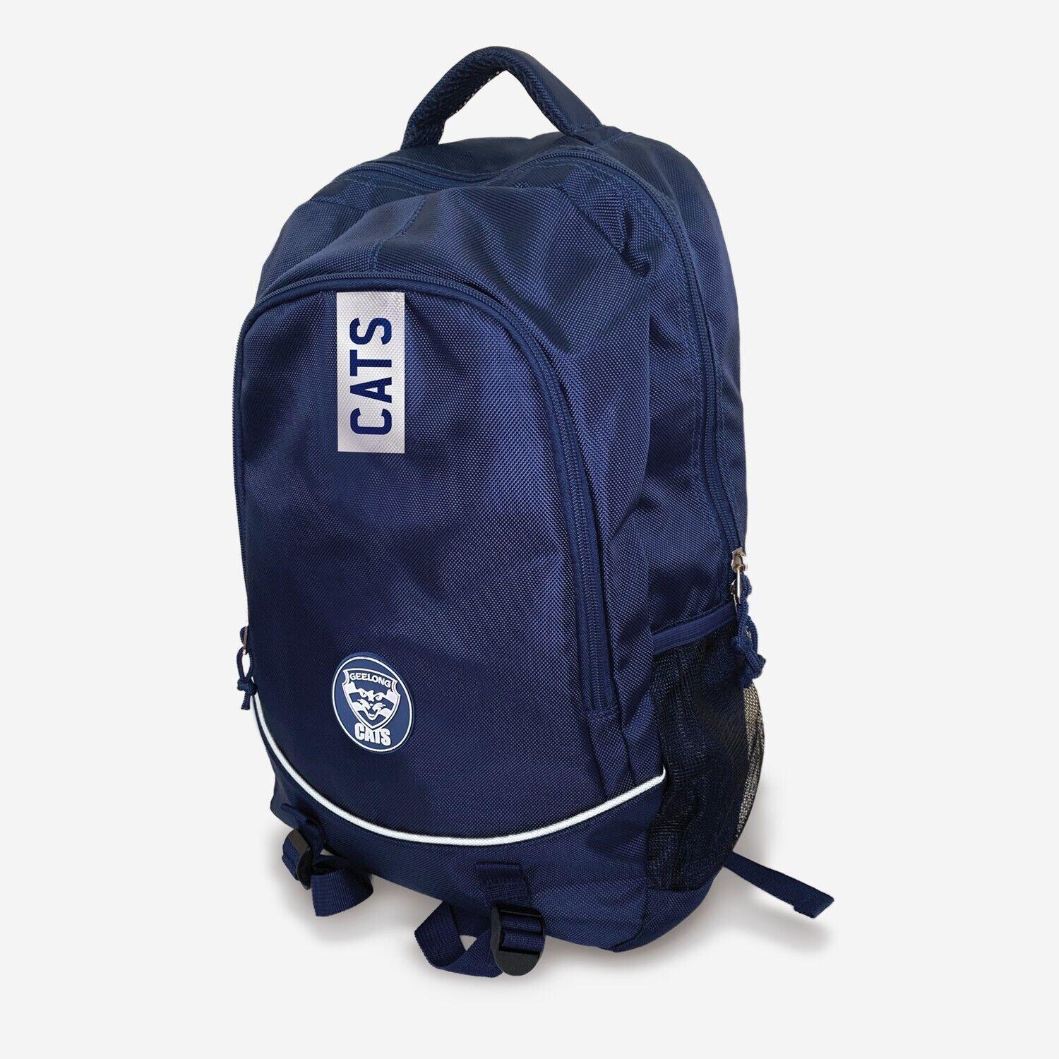 AFL Stirling Backpack - Geelong Cats - 49x32x12cm - Nylon Bag - Image 2