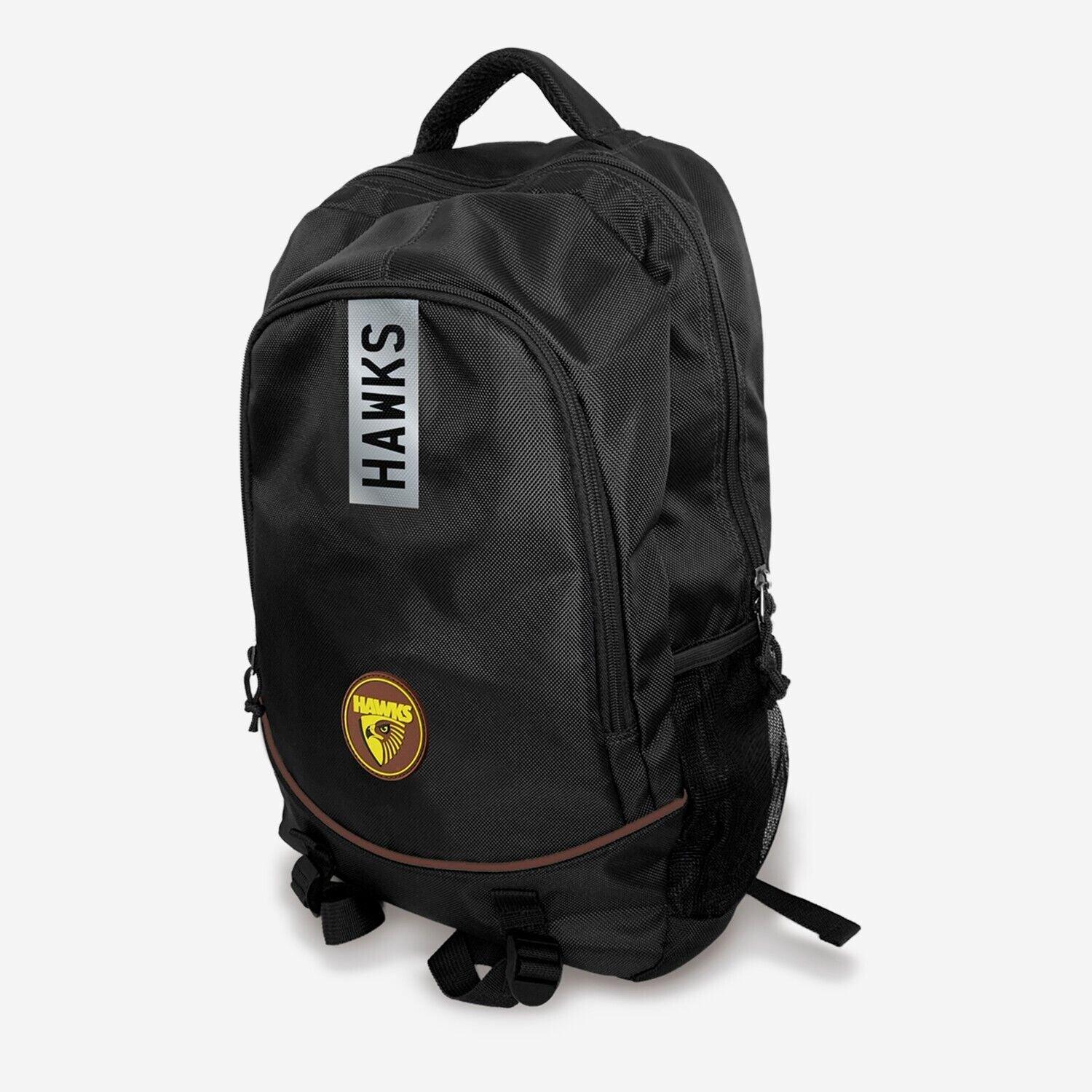 AFL Stirling Backpack - Hawthorn Hawks - 49x32x12cm - Nylon Bag - Image 2