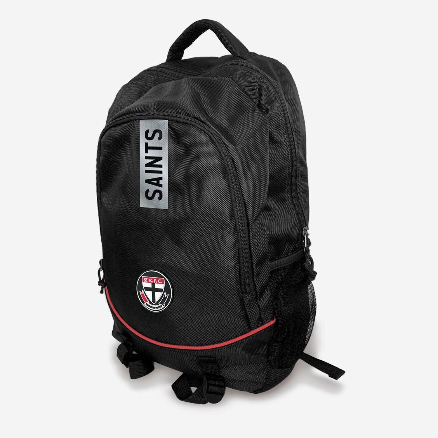 AFL Stirling Backpack - St Kilda Saints - 49x32x12cm - Nylon Bag - Image 2