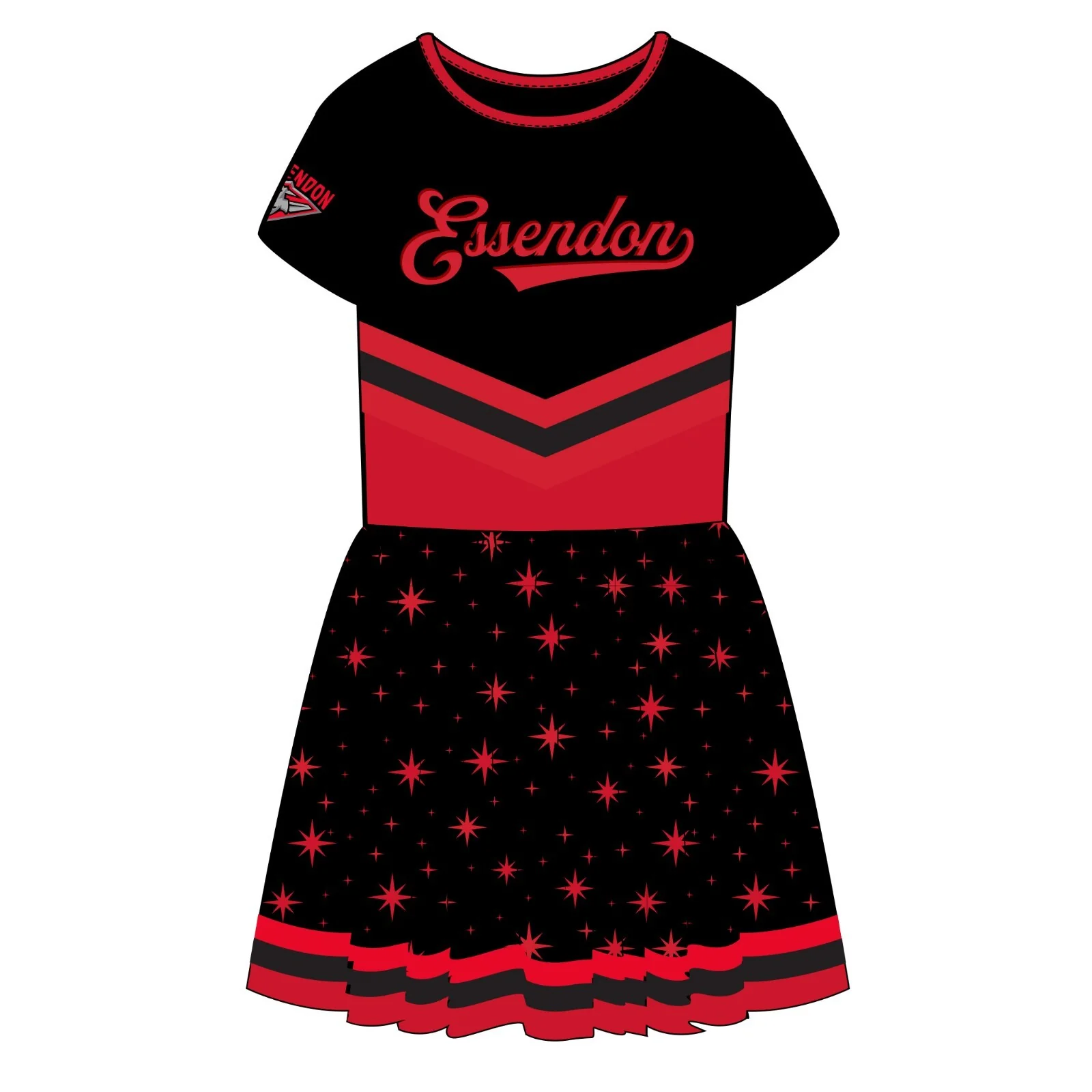 AFL Superstar Dress - Essendon Bombers - Girls - Toddler - Kid